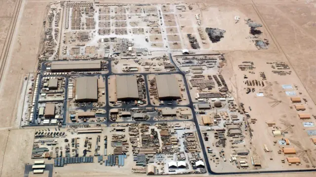 The American Air Base Al Udeid in Qatar.