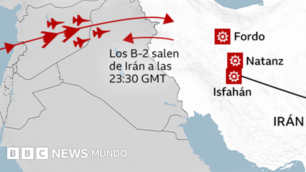 The maps and graphics that show how “midnight hammer” was, the US military operation against Iran